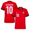 Officiële Voetbalshirt Portugal Bernardo 10 Thuis EK 2024 - Heren